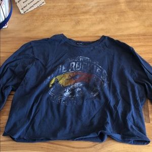 Vintage slim fit cropped long sleeve